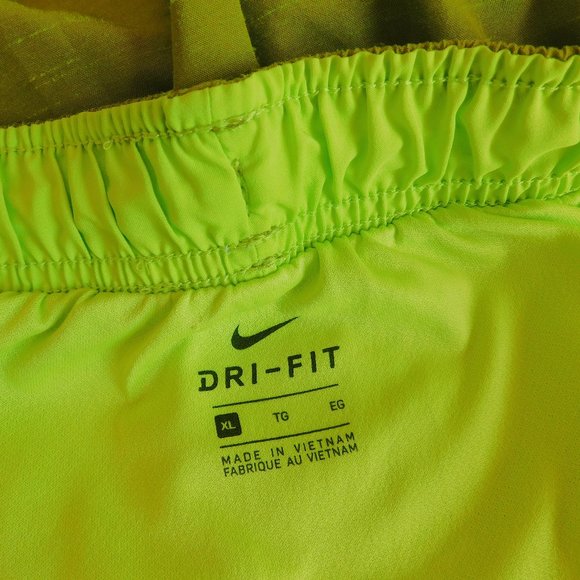 NWOT Nike Tempo Dri-Fit brief lined mesh panel green athletic running shorts XL - Picture 12 of 16